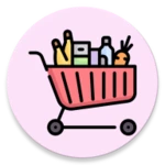 easy shopping list android application logo